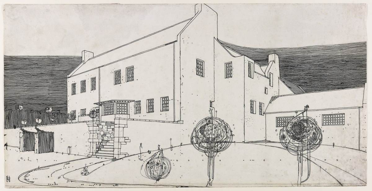 Drawing for 'Windy Hill' by MACKINTOSH, Charles Rennie