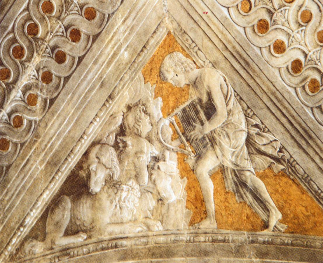 Ceiling decoration (detail) by MANTEGNA, Andrea