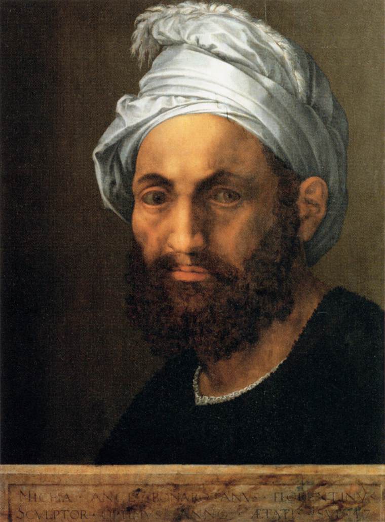 Portrait of Michelangelo by BANDINELLI, Baccio