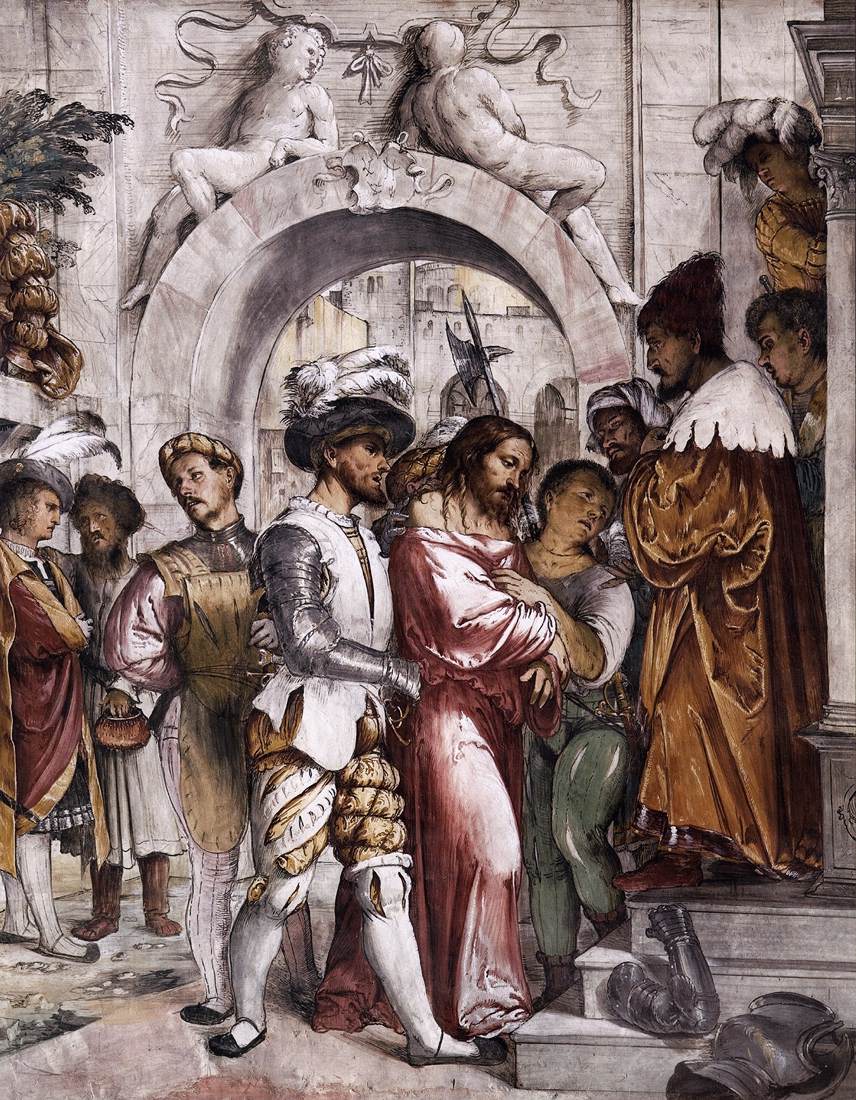 Christ before Pilate (detail) by