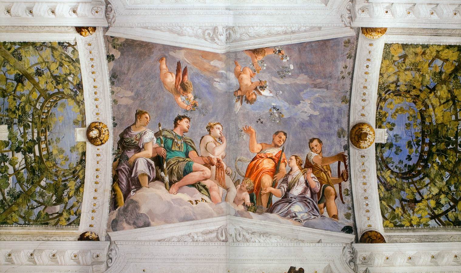 Ceiling decoration by VERONESE, Paolo