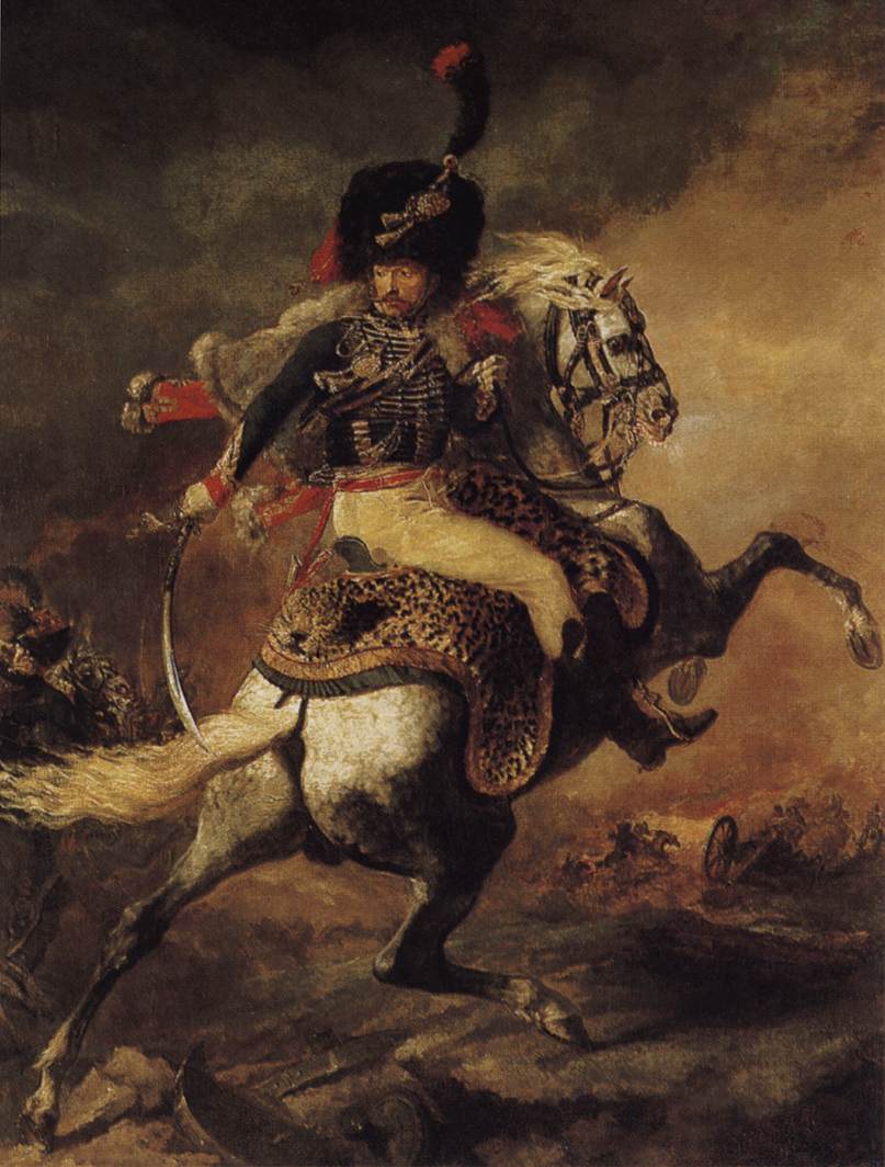 An Officer of the Chasseurs Commanding a Charge by GÉRICAULT, Théodore