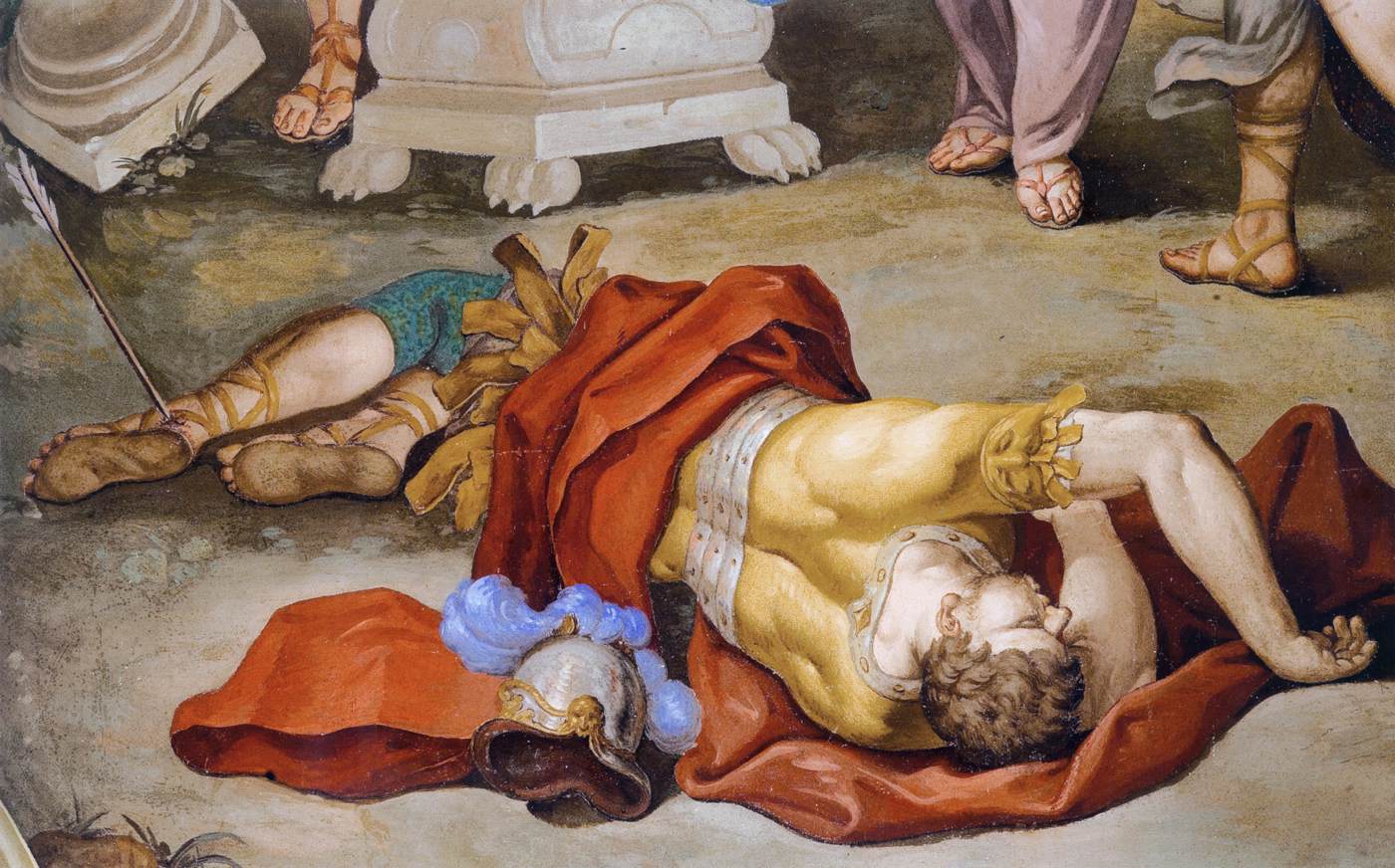 The Killing of Achilles (detail) by