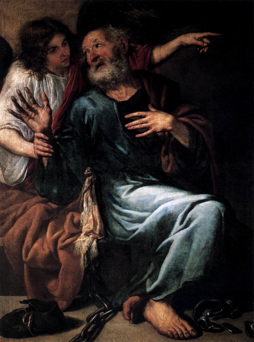 The Liberation of St Peter by an Angel by PEREDA, Antonio de