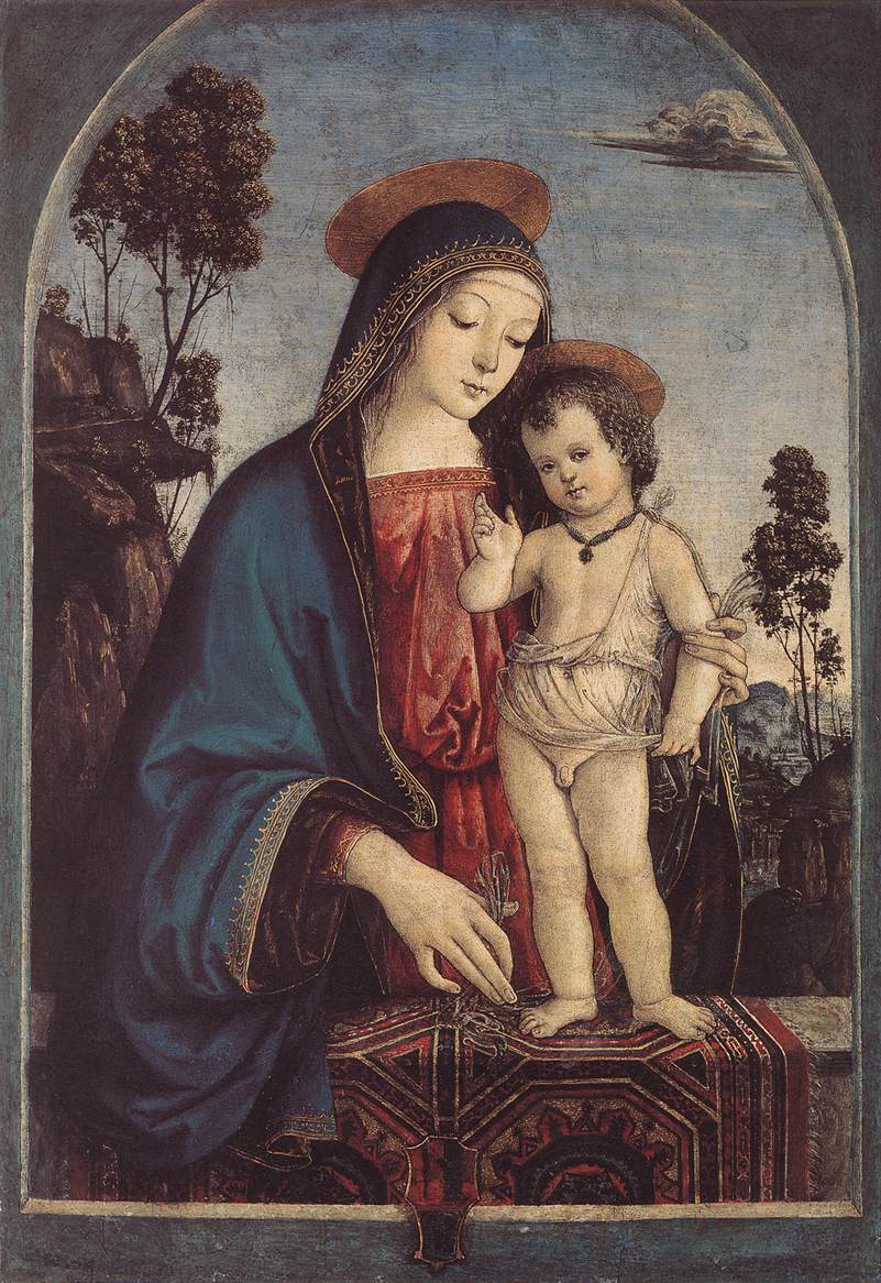 The Virgin and Child by PINTURICCHIO