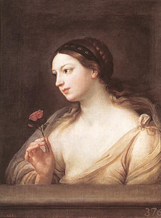 Girl with a Rose by