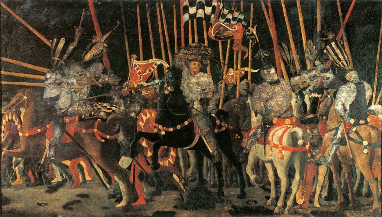 Micheletto da Cotignola Engages in Battle by UCCELLO, Paolo