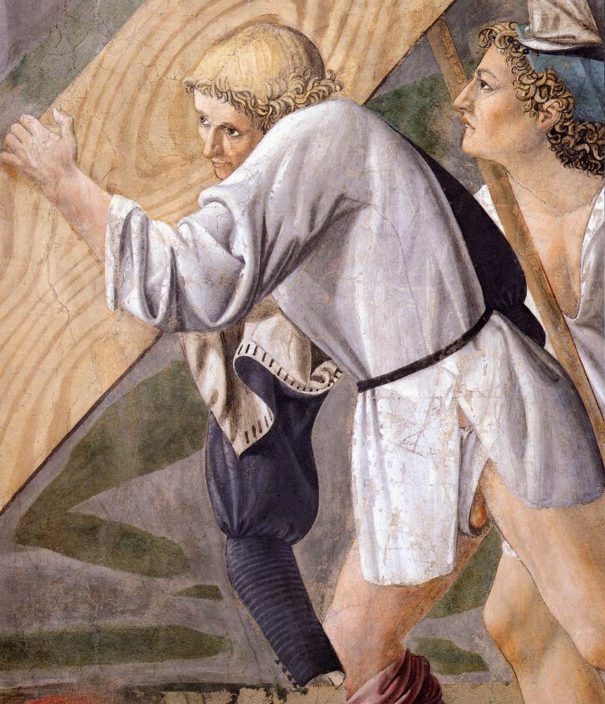 3. Burial of the Holy Wood (detail) by PIERO DELLA FRANCESCA