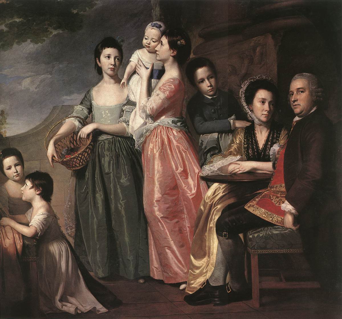 The Leigh Family by ROMNEY, George