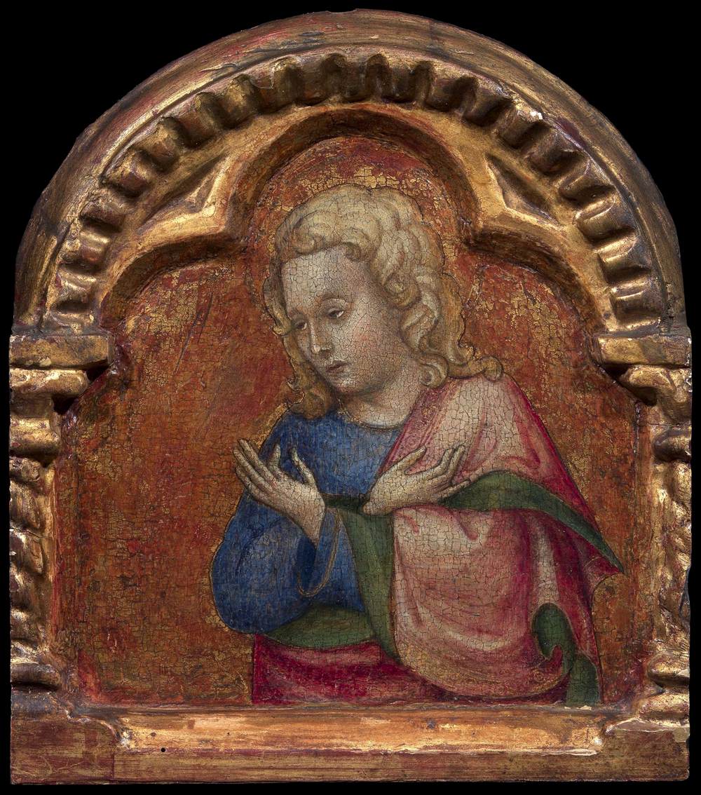 St John in Prayer by ZAVATTARI, Franceschino