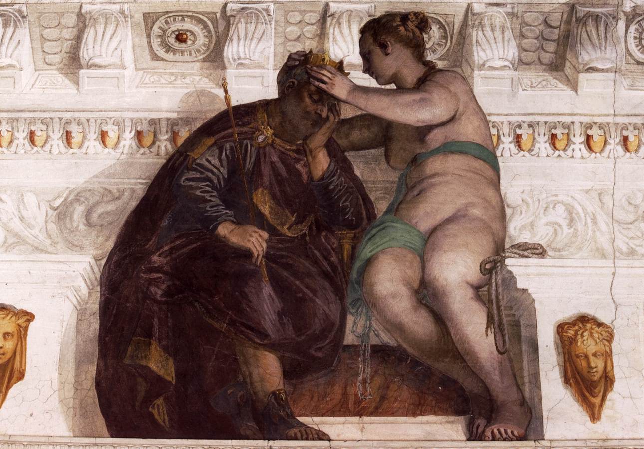 Chance Crowning a Sleeping Man by VERONESE, Paolo