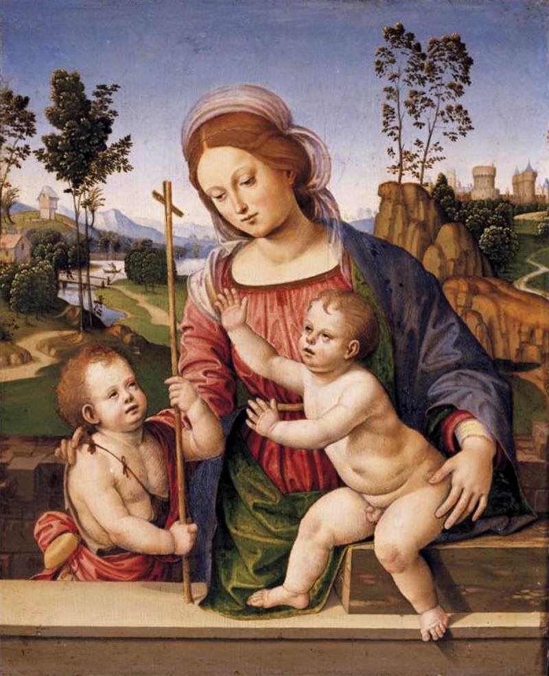 Madonna and Child with the Infant St John the Baptist by