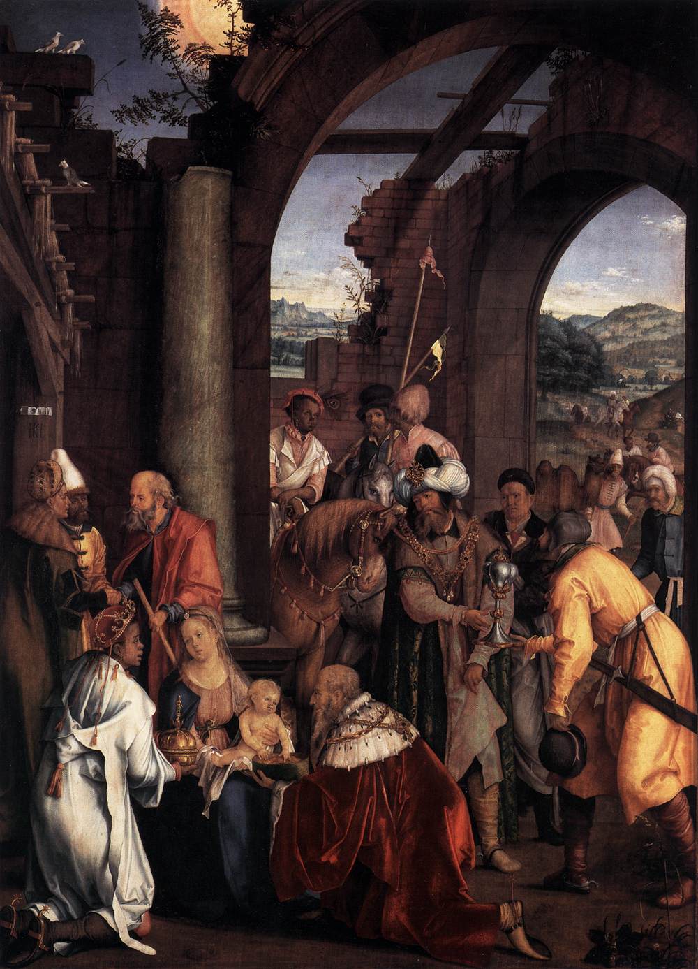 Adoration of the Magi by KULMBACH, Hans Süss von