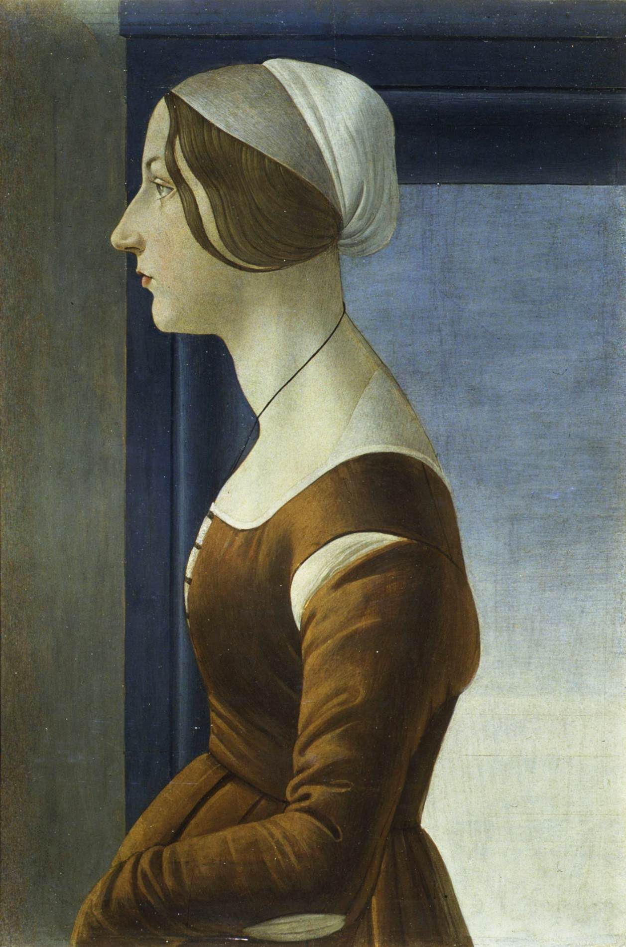 Portrait of a Young Woman by BOTTICELLI, Sandro