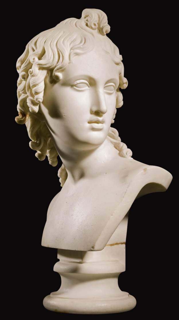 Bust of Cupid by GIBSON, John