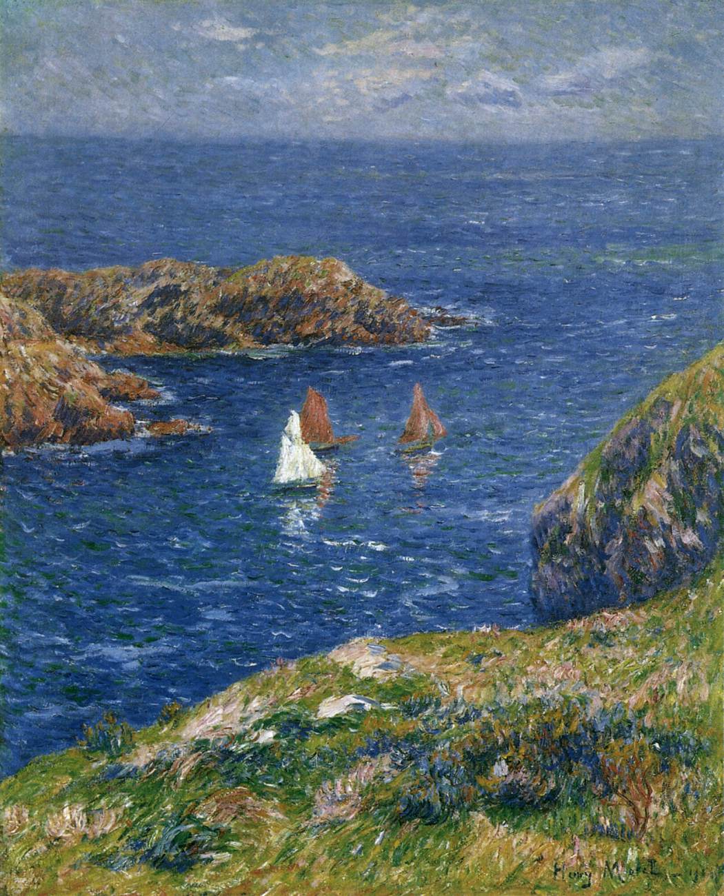 Ouessant, Calm Seas by MORET, Henry