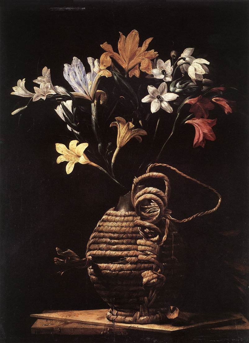 Flowers in a Flask by CAGNACCI, Guido