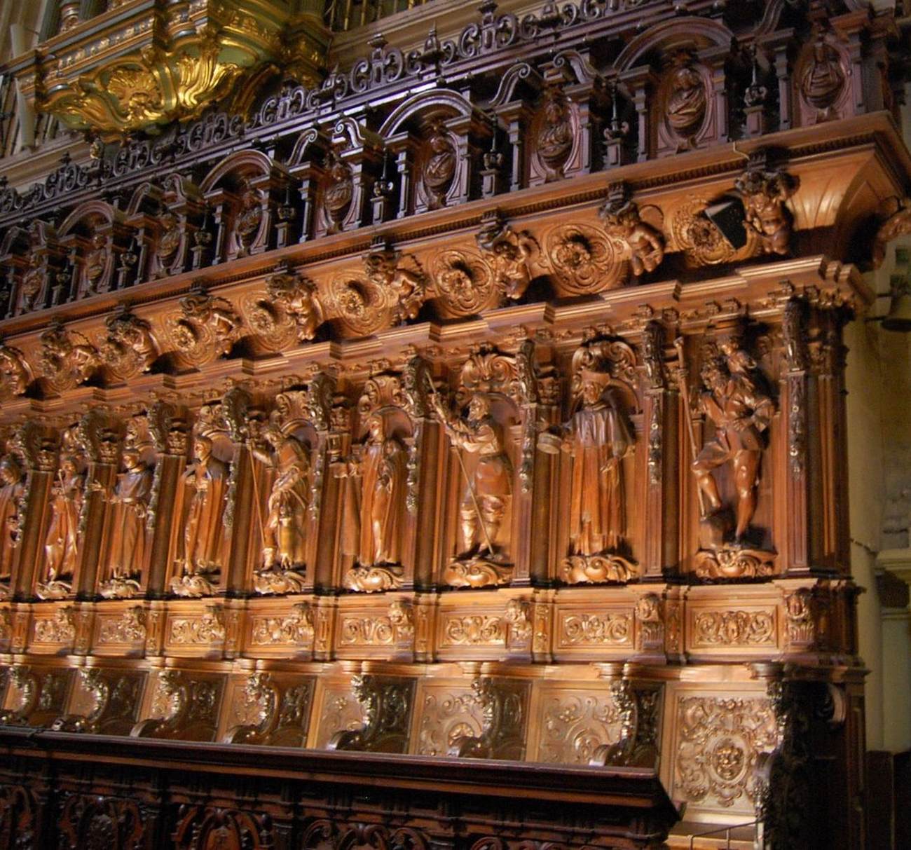 Choir-stalls (detail) by