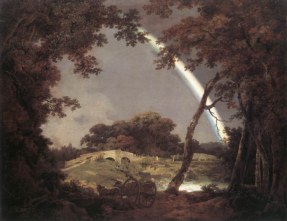 Landscape with Rainbow by WRIGHT, Joseph