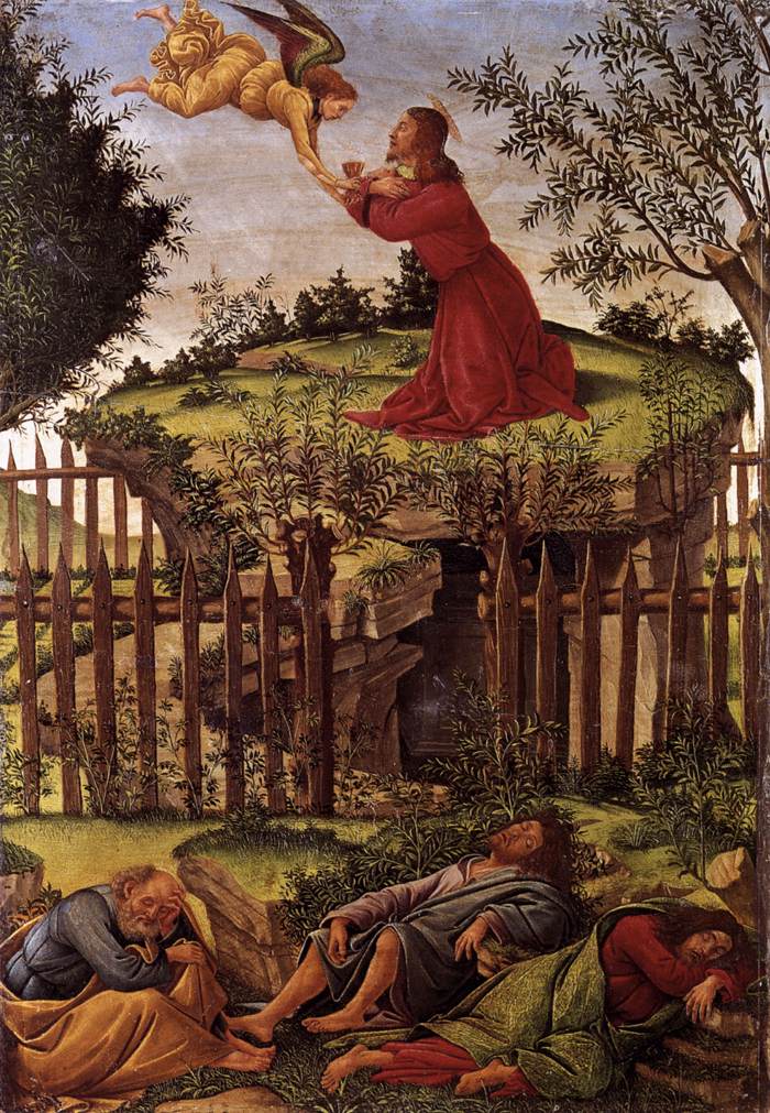 Agony in the Garden by BOTTICELLI, Sandro