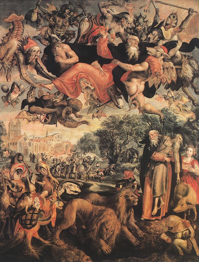 The Temptation of St Antony by VOS, Marten de