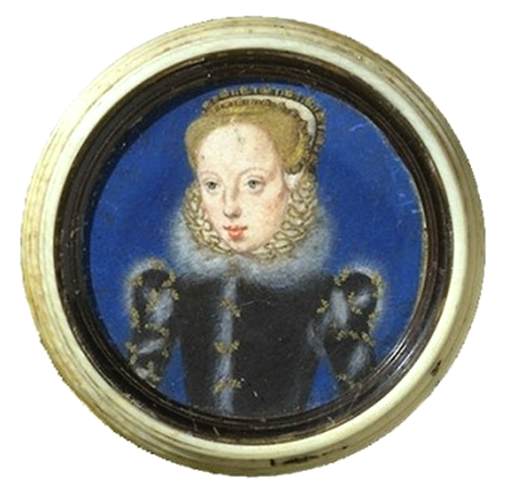 Portrait Miniature Katherine Grey, Countess of Hertford by