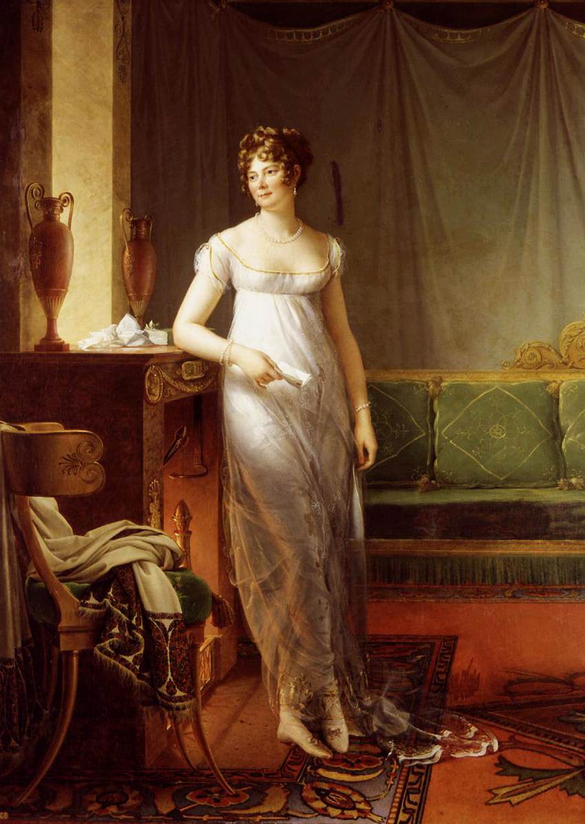 Portrait of Catherine Worlée, Princesse de Talleyrand-Périgord by GÉRARD, François