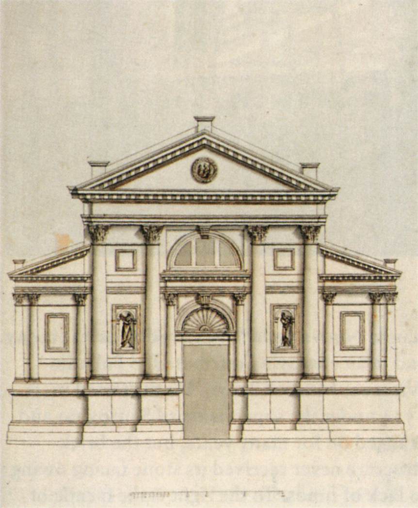 Façade of San Francesco della Vigna by VISENTINI, Antonio