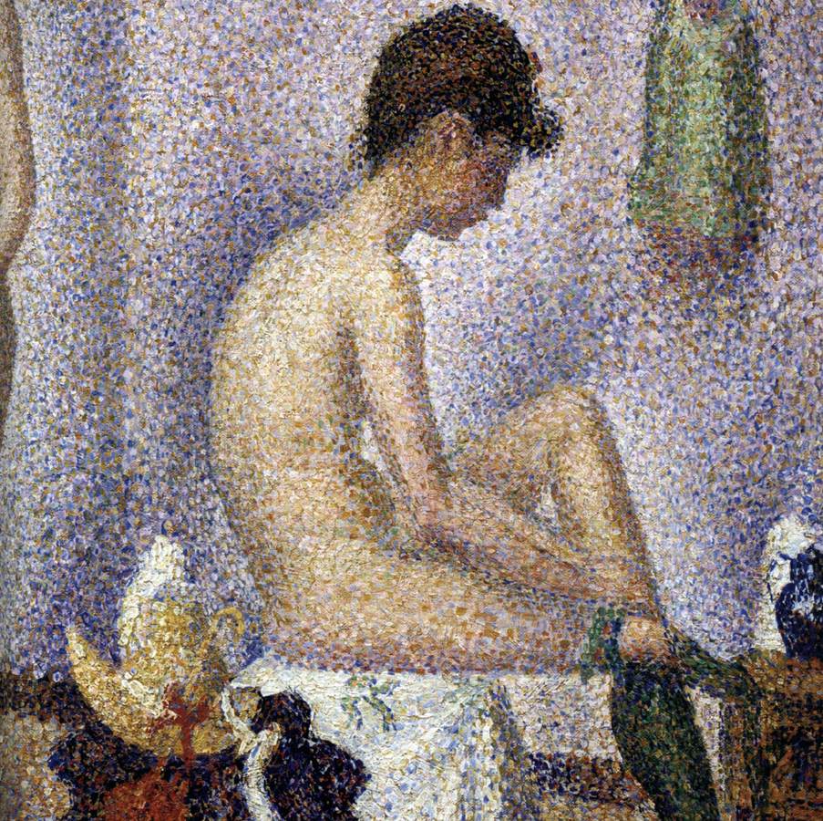 Models (detail) by SEURAT, Georges