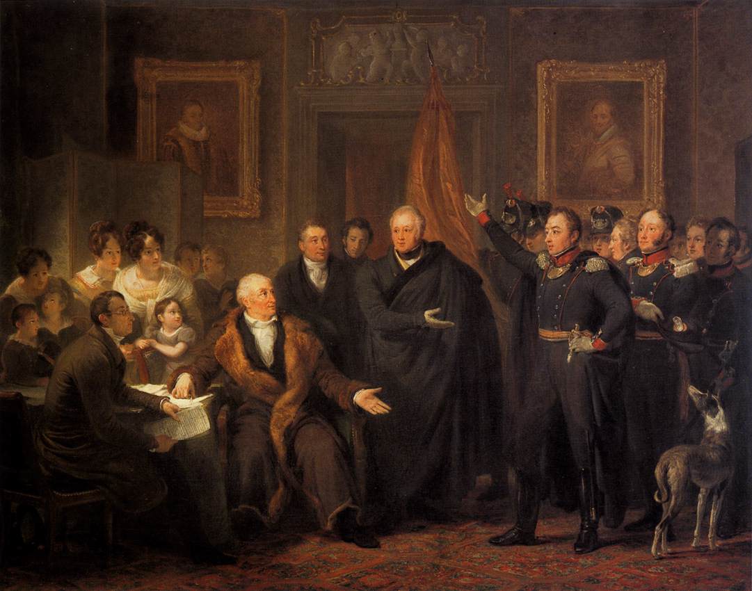 The Triumvirate Assuming Power on behalf of the Prince of Orange, 21 November 1813 by