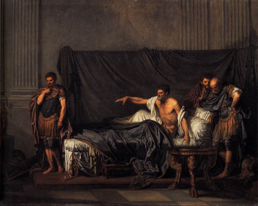 Septimius Severus and Caracalla by GREUZE, Jean-Baptiste