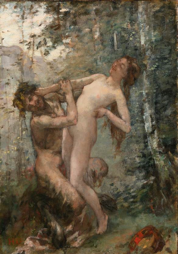 Satyr and Bacchante by