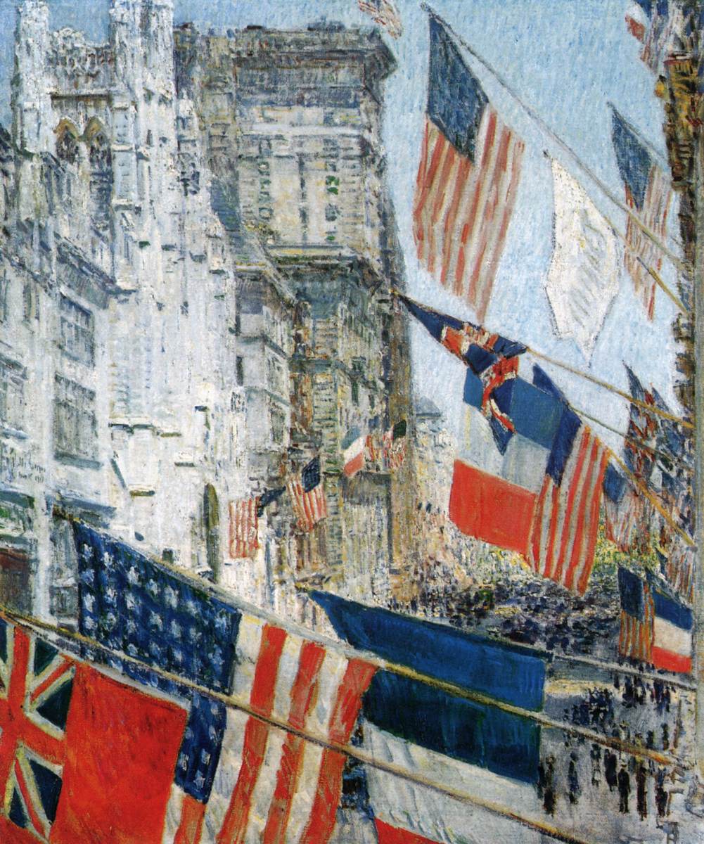 Allies Day, May 1917 by HASSAM, Childe