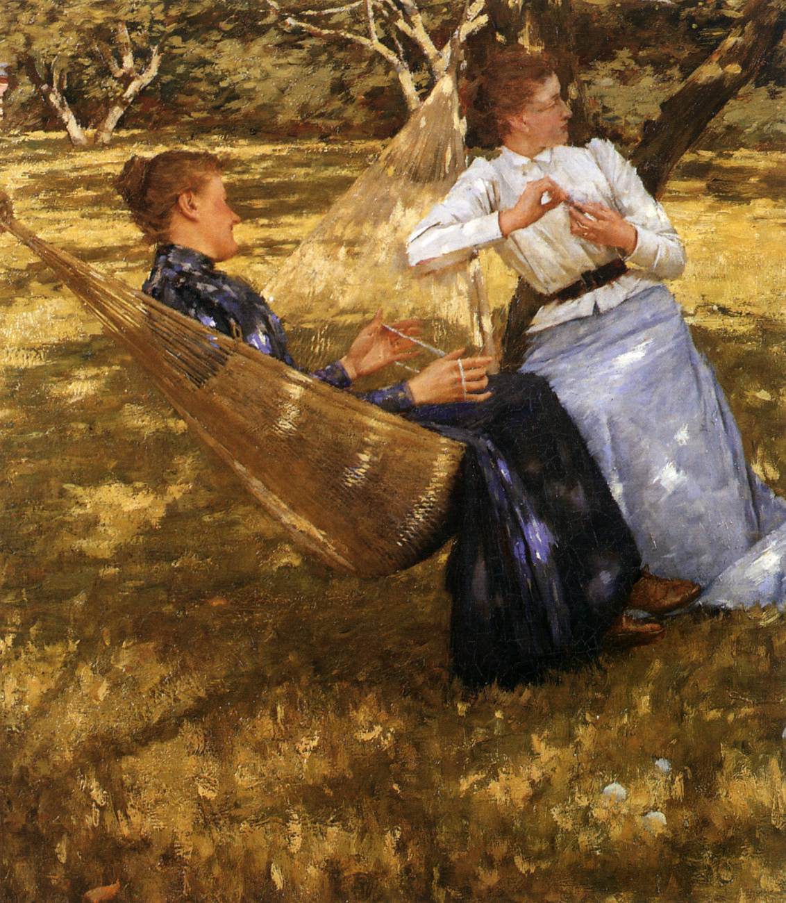 In the Orchard by LA THANGUE, Henry Herbert