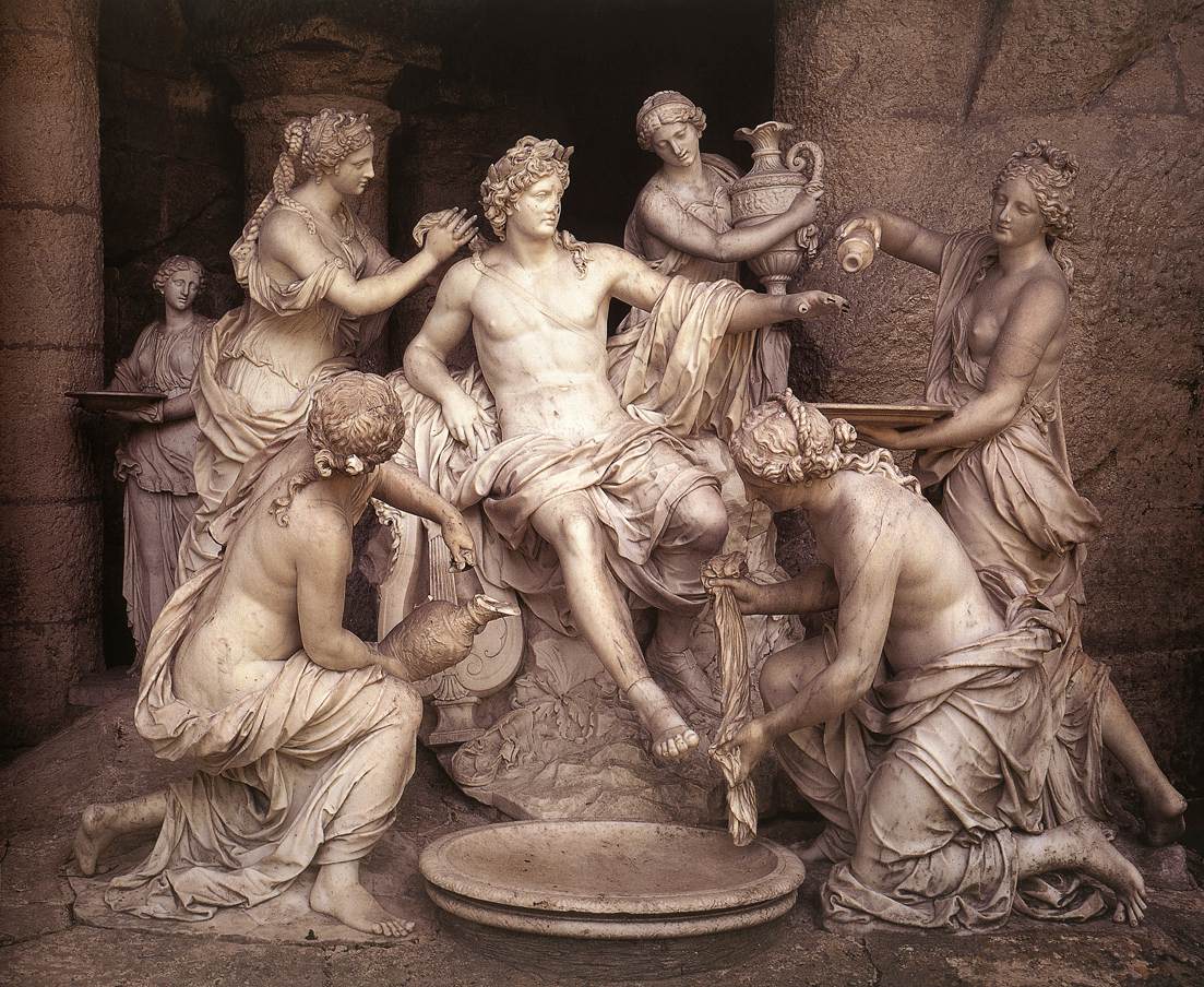 Apollon and the Nymphs by GIRARDON, François