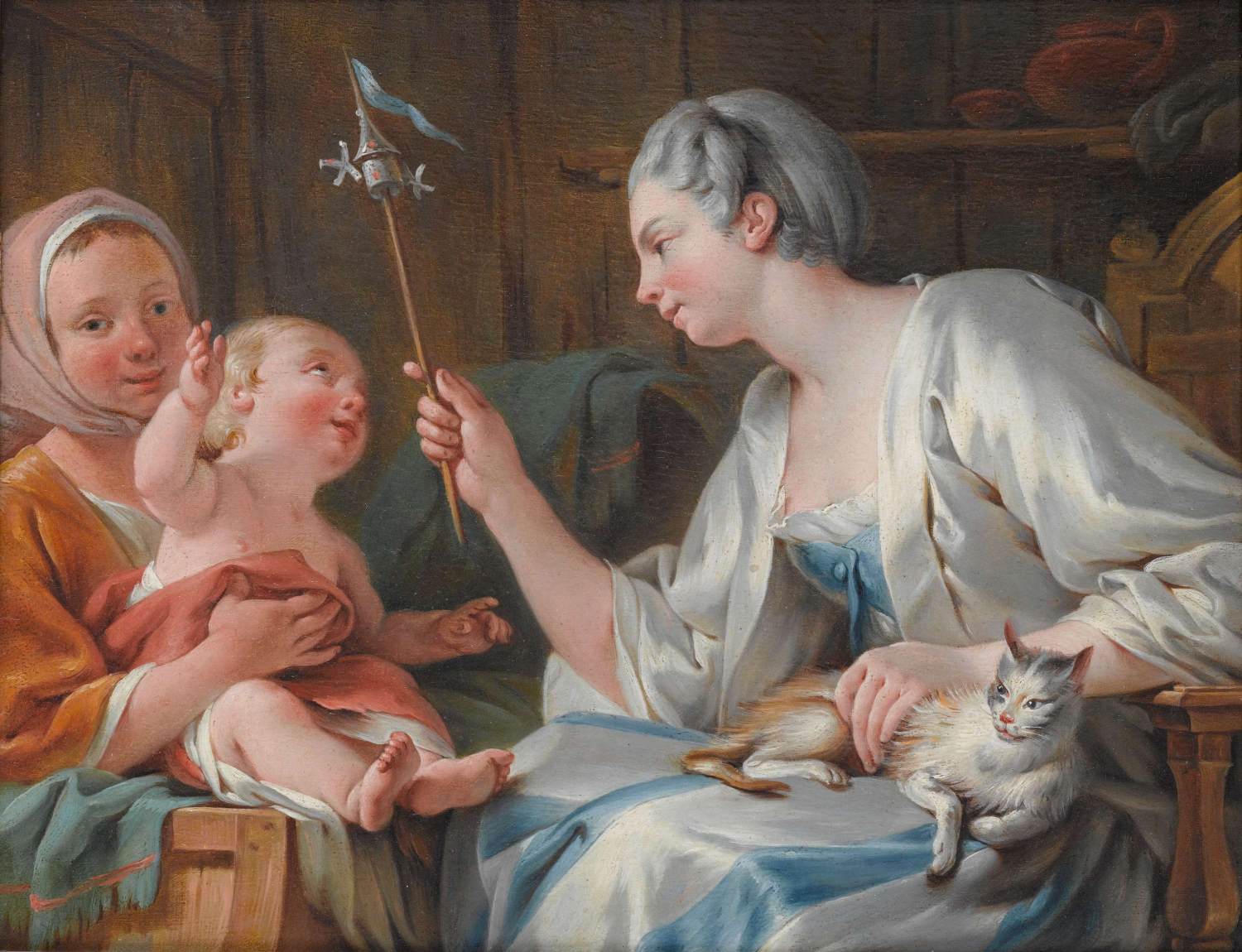 The Child of a Savoyard Being Entertained by a Pinwheel by