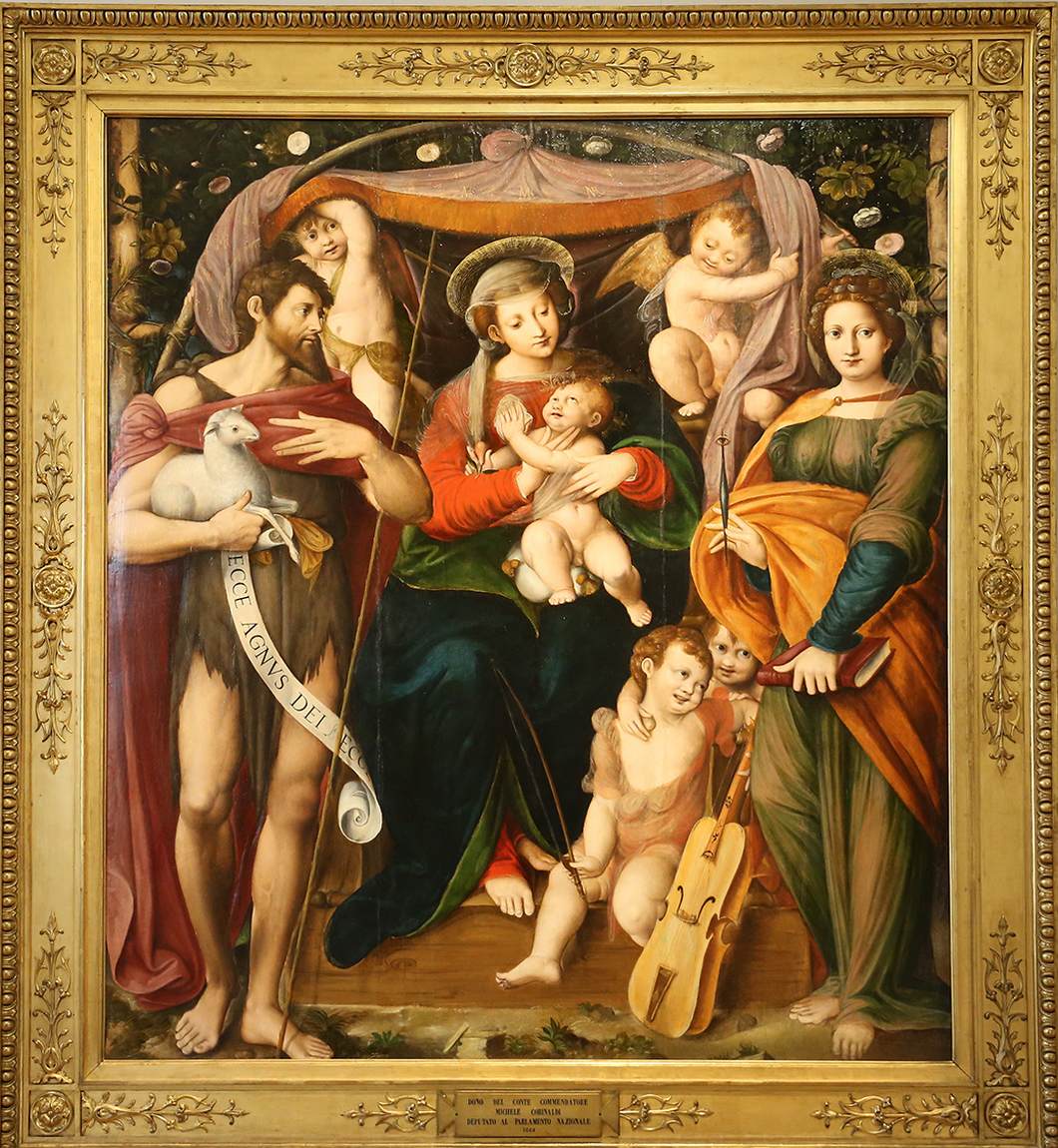 Virgin and Child with Saints and Musical Angels by