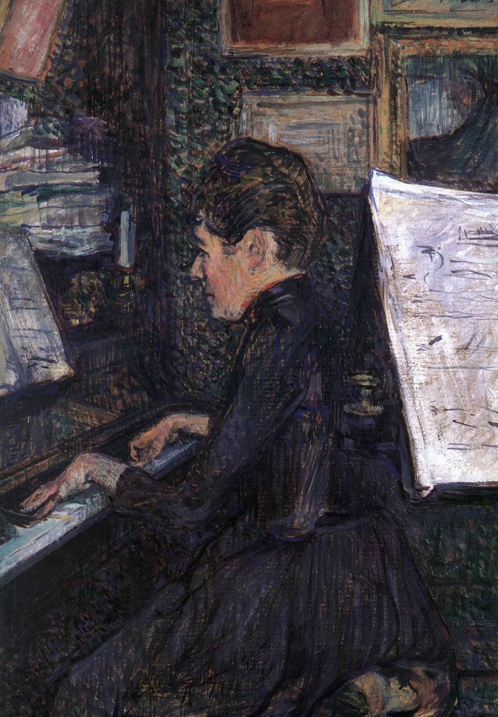 Mademoiselle Marie Dihau at the Piano by