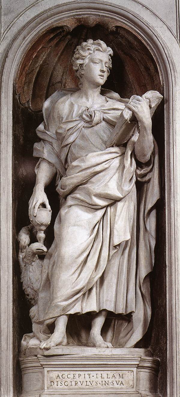 St John the Evangelist by ALGARDI, Alessandro