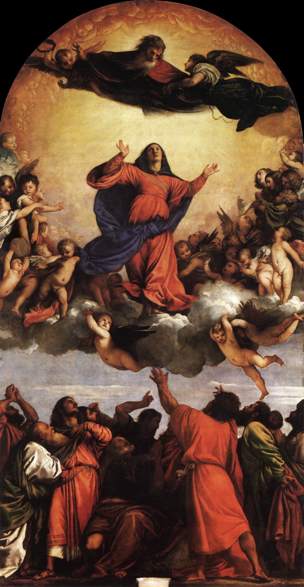 Assumption of the Virgin by TIZIANO Vecellio