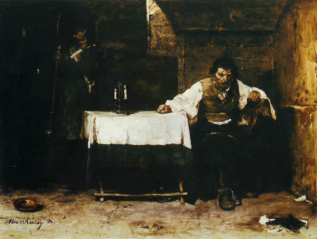 Condemned Cell (The Convict) by MUNKÁCSY, Mihály