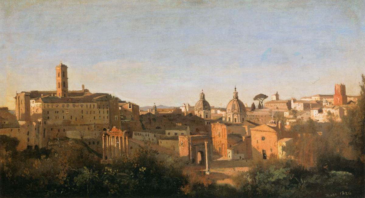 The Forum Seen from the Farnese Gardens by