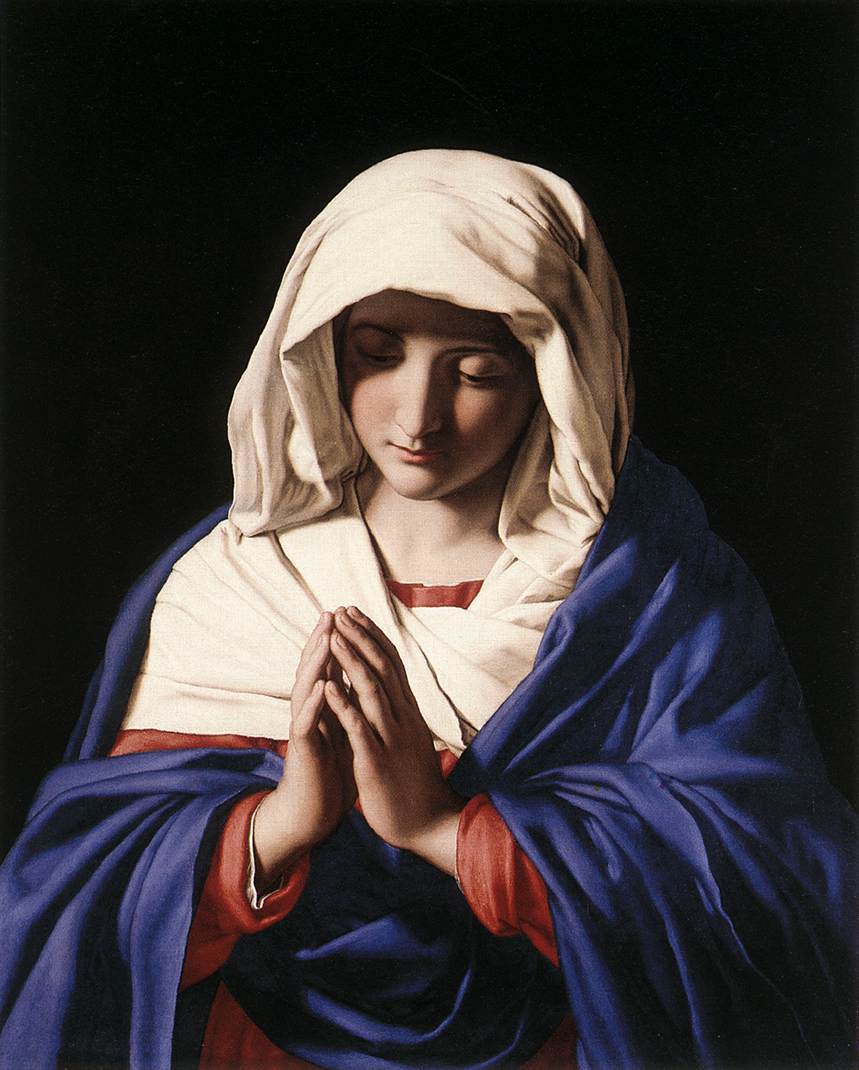 The Virgin in Prayer by SASSOFERRATO