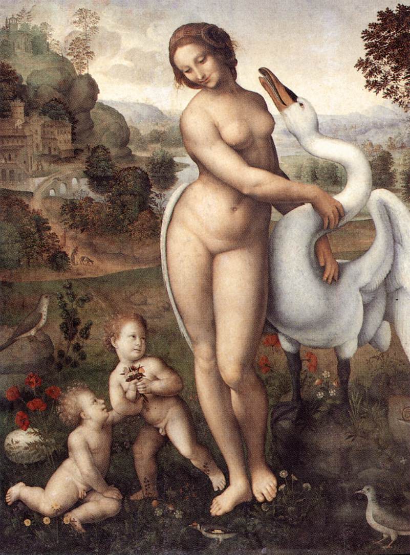 Leda by LEONARDO da Vinci