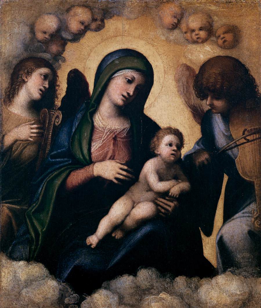 Madonna and Child in Glory by