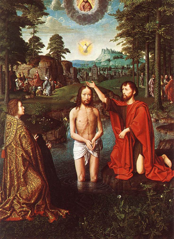 Triptych of Jean Des Trompes (central) by DAVID, Gerard