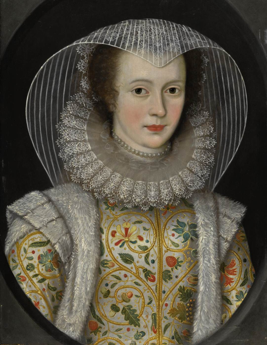 Portrait of Frances Bell, Lady Dering by GHEERAERTS, Marcus the Younger