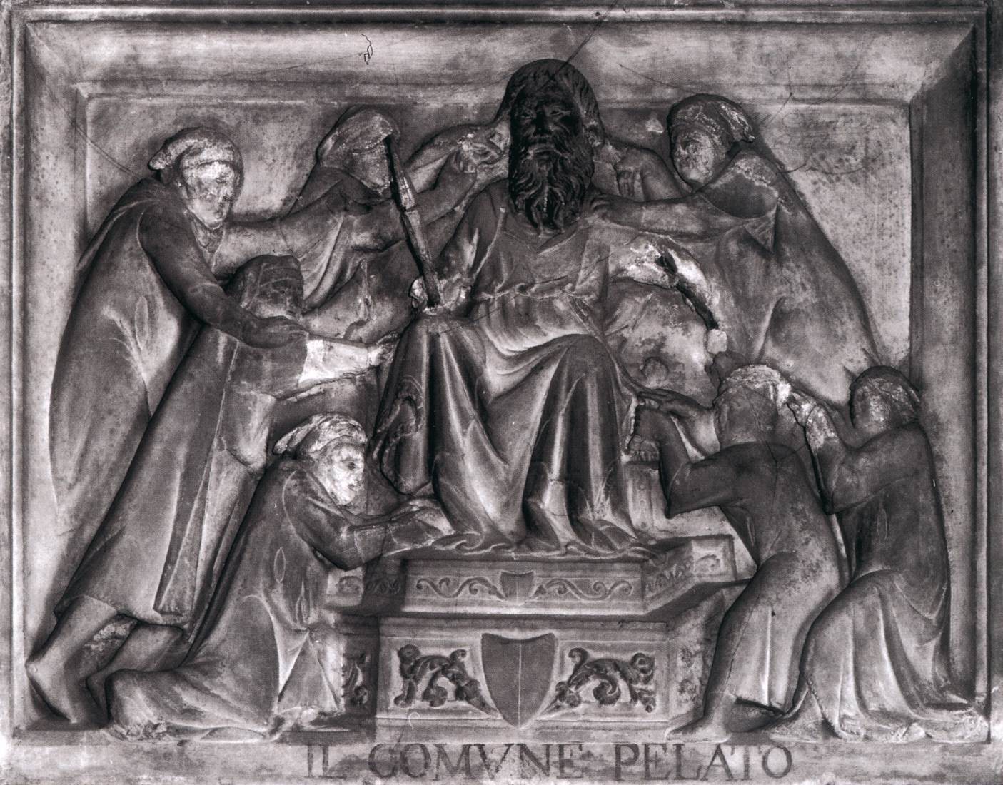 Monument to Bishop Guido Tarlati (detail) by