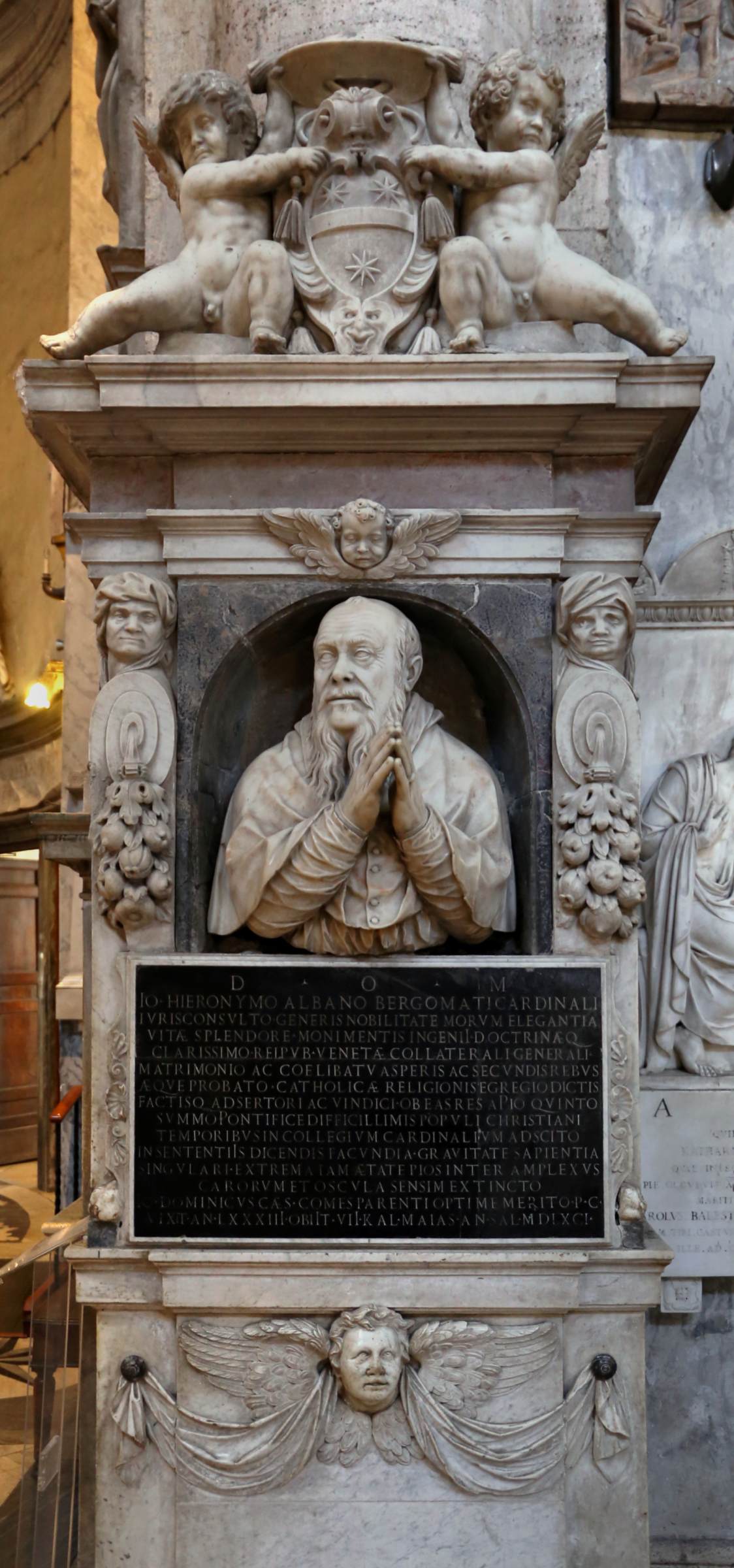 Tomb of Cardinal Giovanni Gerolamo Albani by PARACCA, Giovanni Antonio