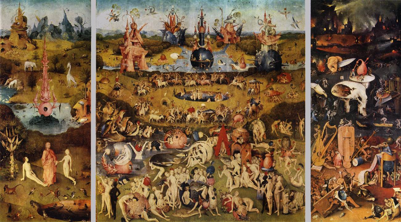 Triptych of Garden of Earthly Delights by BOSCH, Hieronymus